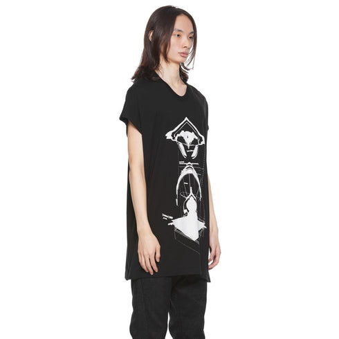 JULIUS 897CPM2 Black / anima Sleeve Less Tops